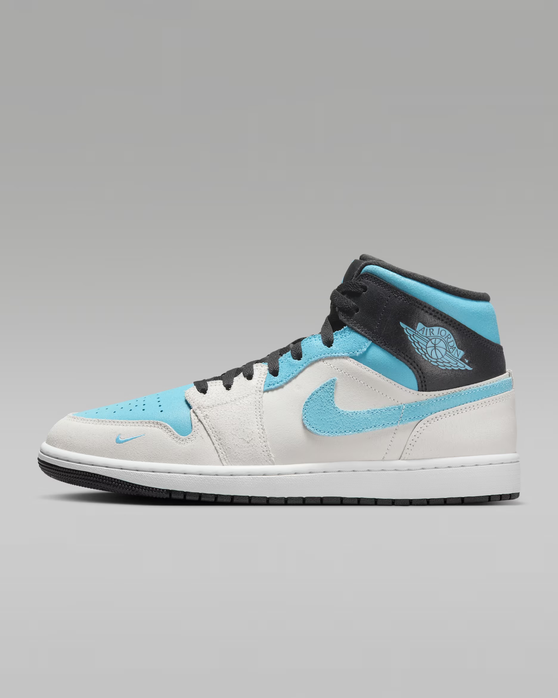 کتونی جردن وان نیم ساق بلو چیل Jordan 1 Mid SE Blue Chill  IM6567-121