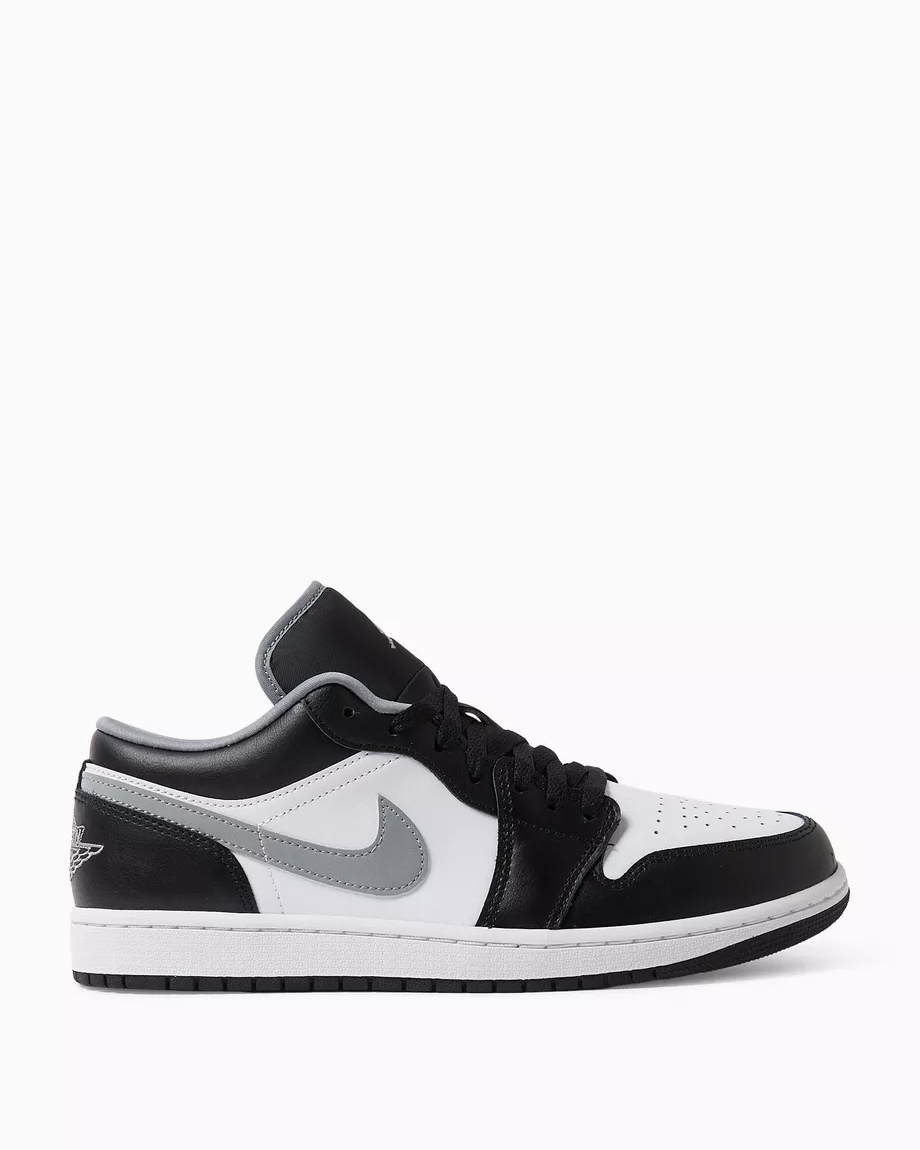 کتونی جردن وان ساق کوتاه  Jordan 1 Low Black Gray   553558-0400