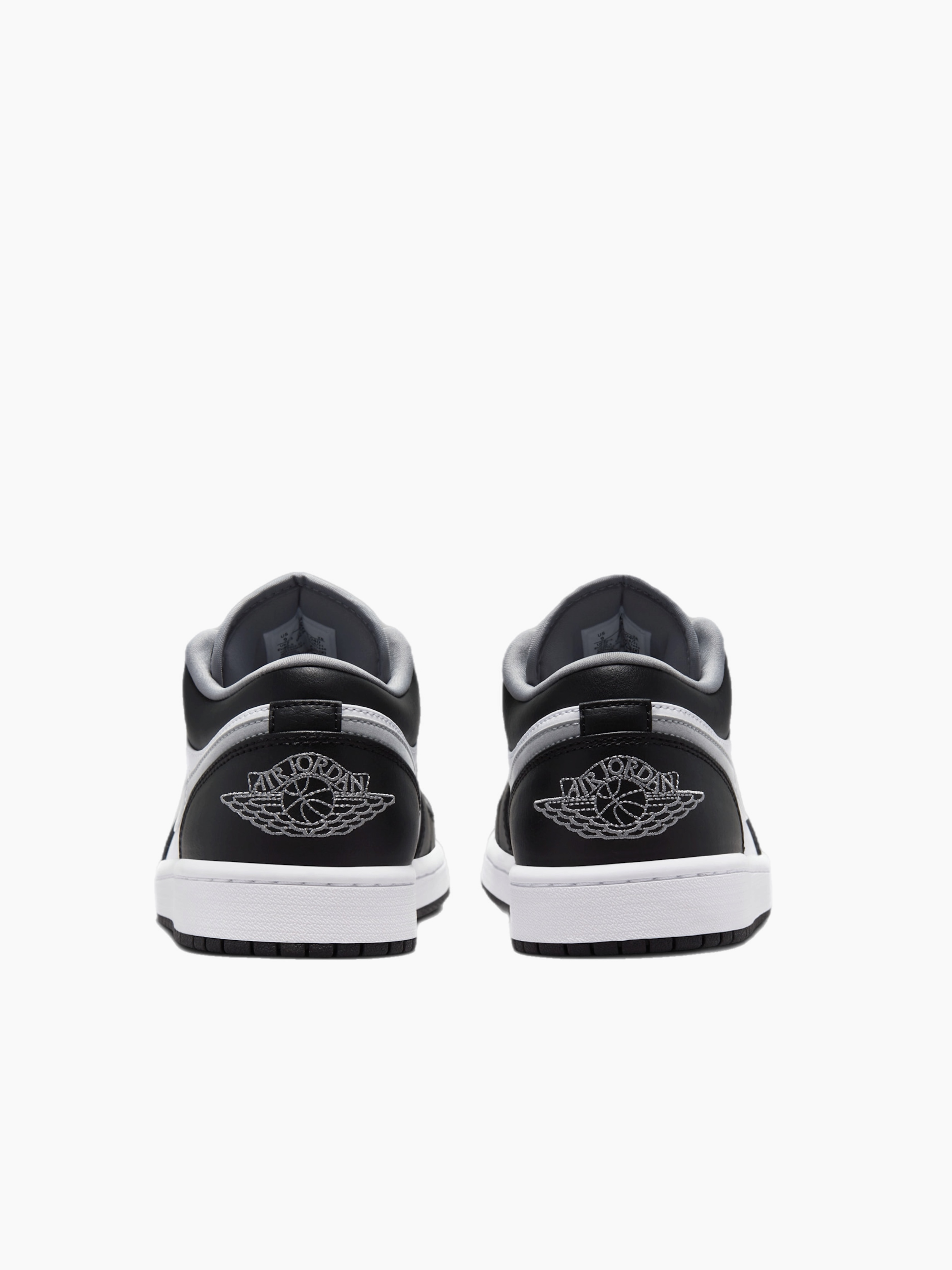 کتونی جردن وان ساق کوتاه  Jordan 1 Low Black Gray   553558-0402