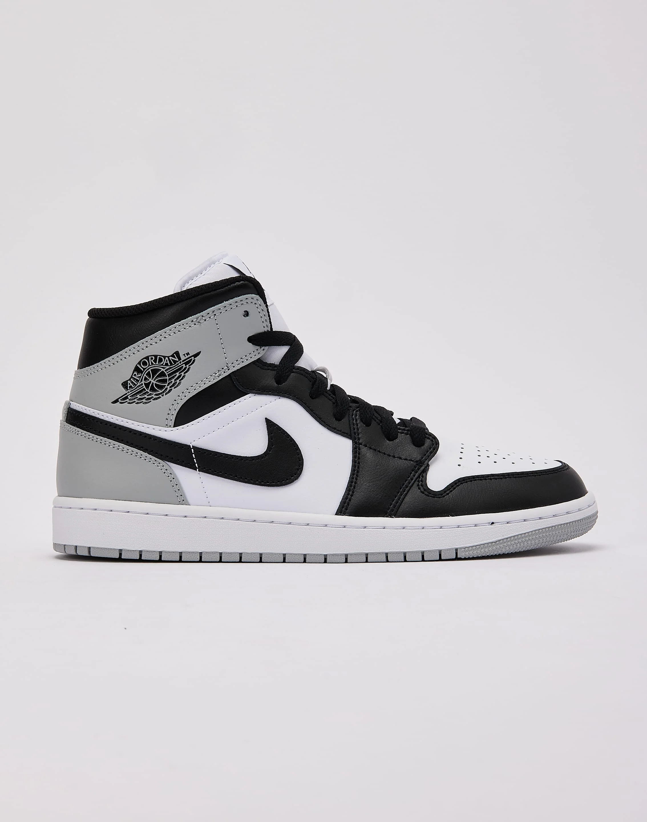 کتونی جردن وان مید  Jordan 1 Mid Black Gray   DQ8426-1010